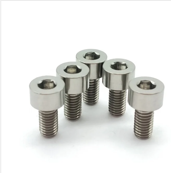 M5 M6 M8 M10  DIN 912 Hex socket bolt titanium screws for bicycle / bike