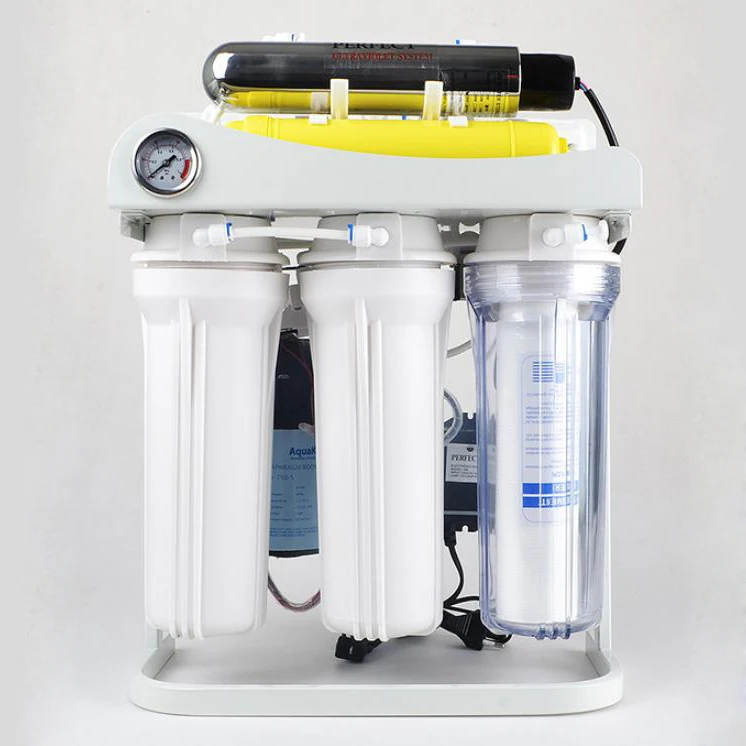 Multi stages Reverse Osmosis filtration systems Under The Sink RO Filters for household water purifier with UV