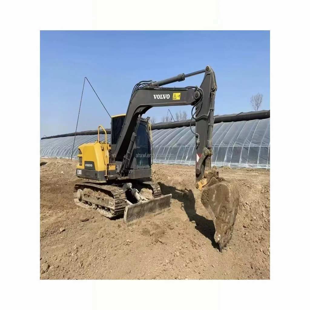 Экскаватор Volvo Ec80 8 тонн с известным двигателем EPA 7 5 японская машина низкая цена продажа подержанного оборудования