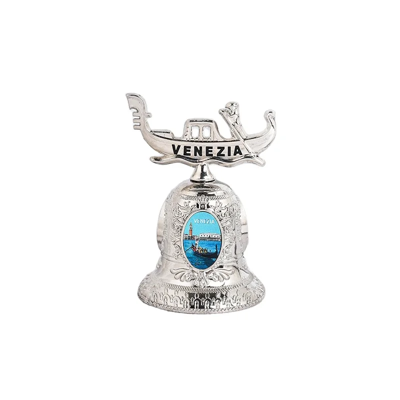 Russia Moscow Traditional Souvenir Giftaways Small Metal Bell Antique Cast Iron Bells Golden Hand Bell