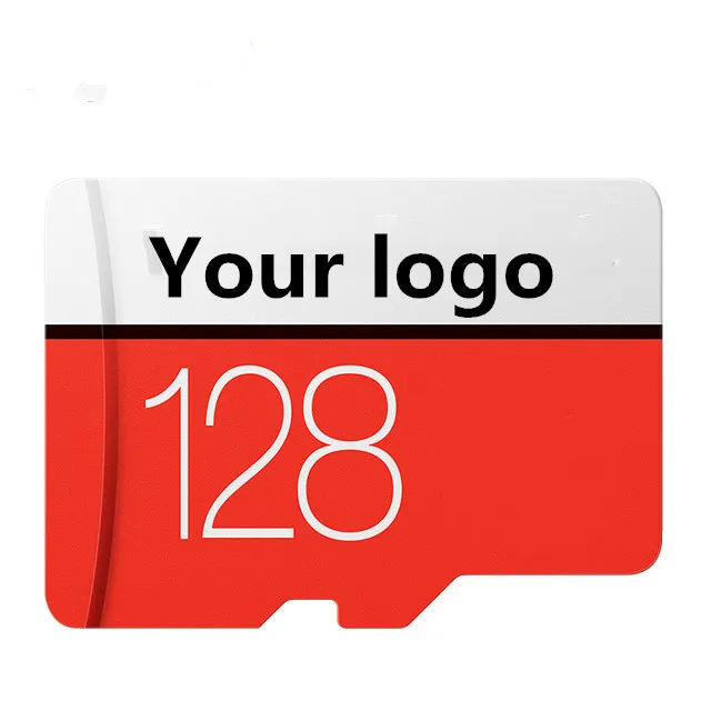 Карта памяти с реальным объемом 32 ГБ, 64 ГБ, 128 ГБ, SD-карта с индивидуальным логотипом, 16 ГБ, 8 ГБ, TF-карта для Samsung
