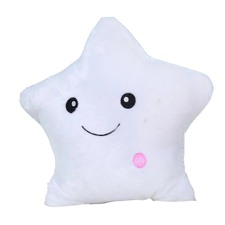 
Wholesale Decorative Custom LED Star Plush Baby Pillows Set 