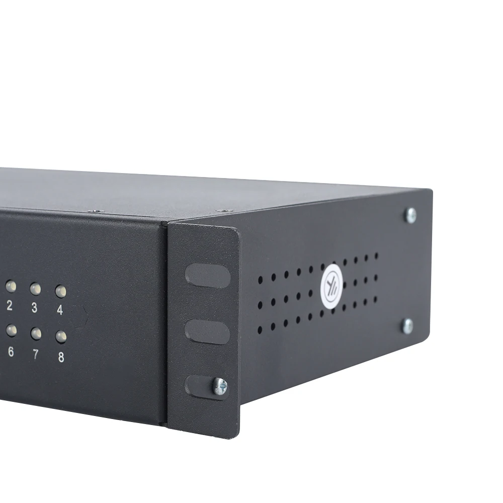 19 дюймов Смарт интеллигентая (ый) 1U 8 способ Германия металлический корпус БРП розетка для интернет-центр обработки данных