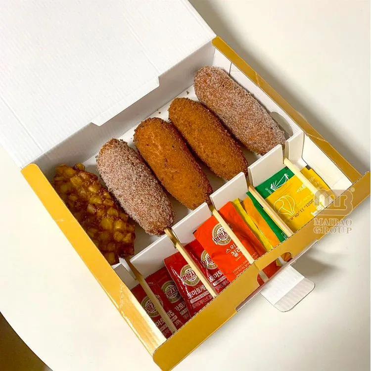 Одноразовые коробки для упаковки собак из гофрированной крафт-бумаги