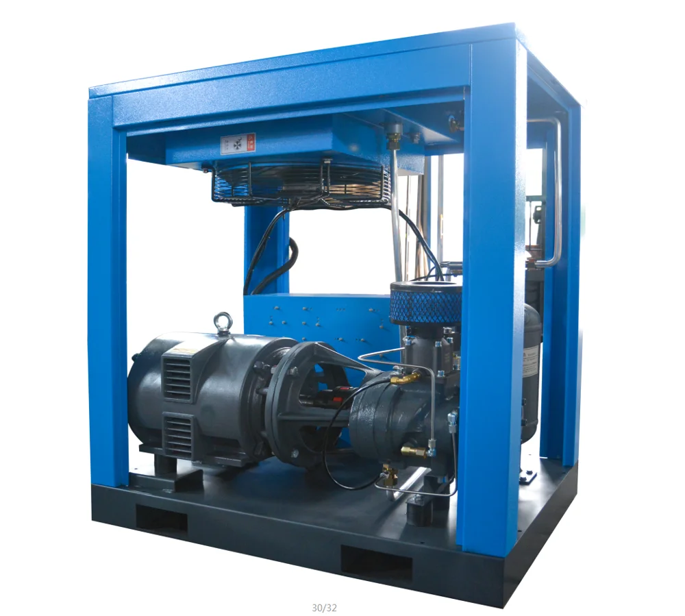 Boreas series 37kw 8bar screw Rotary air compressor BK37-8 for Vitnem