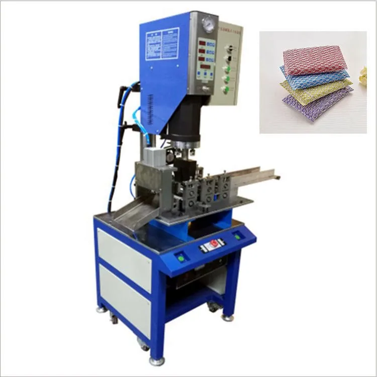 Automatic Ultrasonic Welding Cutting Device scouring Pad Welding and Cutting Machine Ultrasonic Plastic Welding Machine
