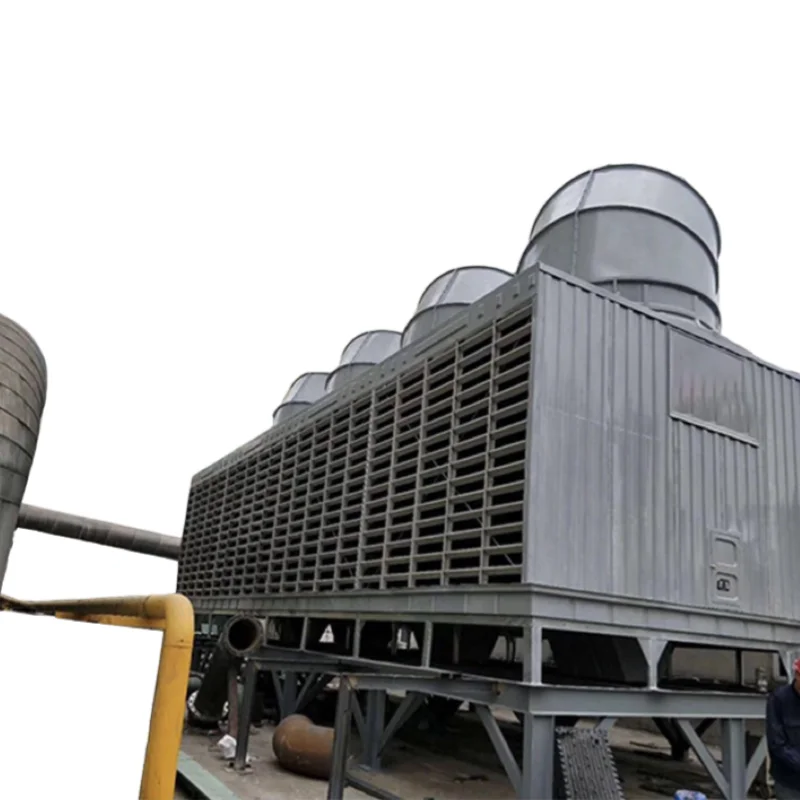 High Efficient Medium Temperature Cross Flow Multifan Water Cooling Tower For Chiller With Good Price