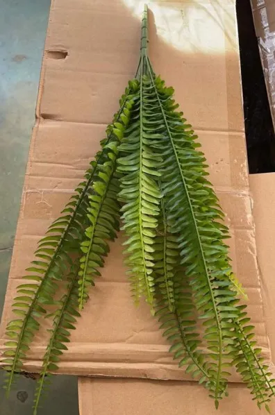 High quality Shrubs Bushes 15 forks Persian Grass Plastic plants Artificial Fern Leaves for indoor outdoor home garden decor