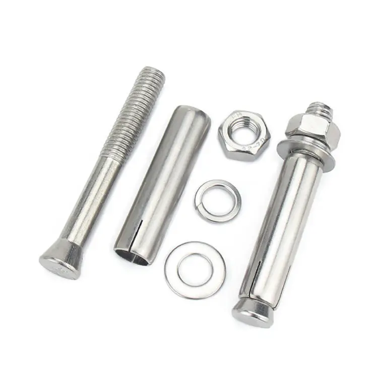 Stainless Steel Through Bolt Anchors Marine Concrete Stud Anchor Bolts M12 M14 M16 M20