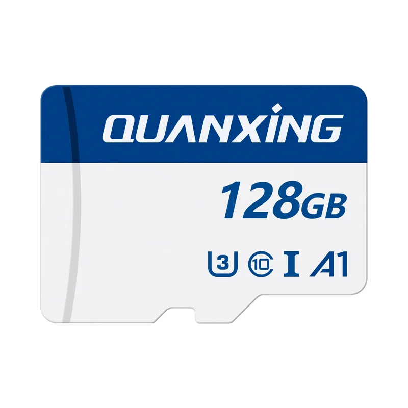 QUANXING TF карта 128 Гб класс 10 U3 высокая скорость для телефона/камеры/регистратора Micro 128G C10