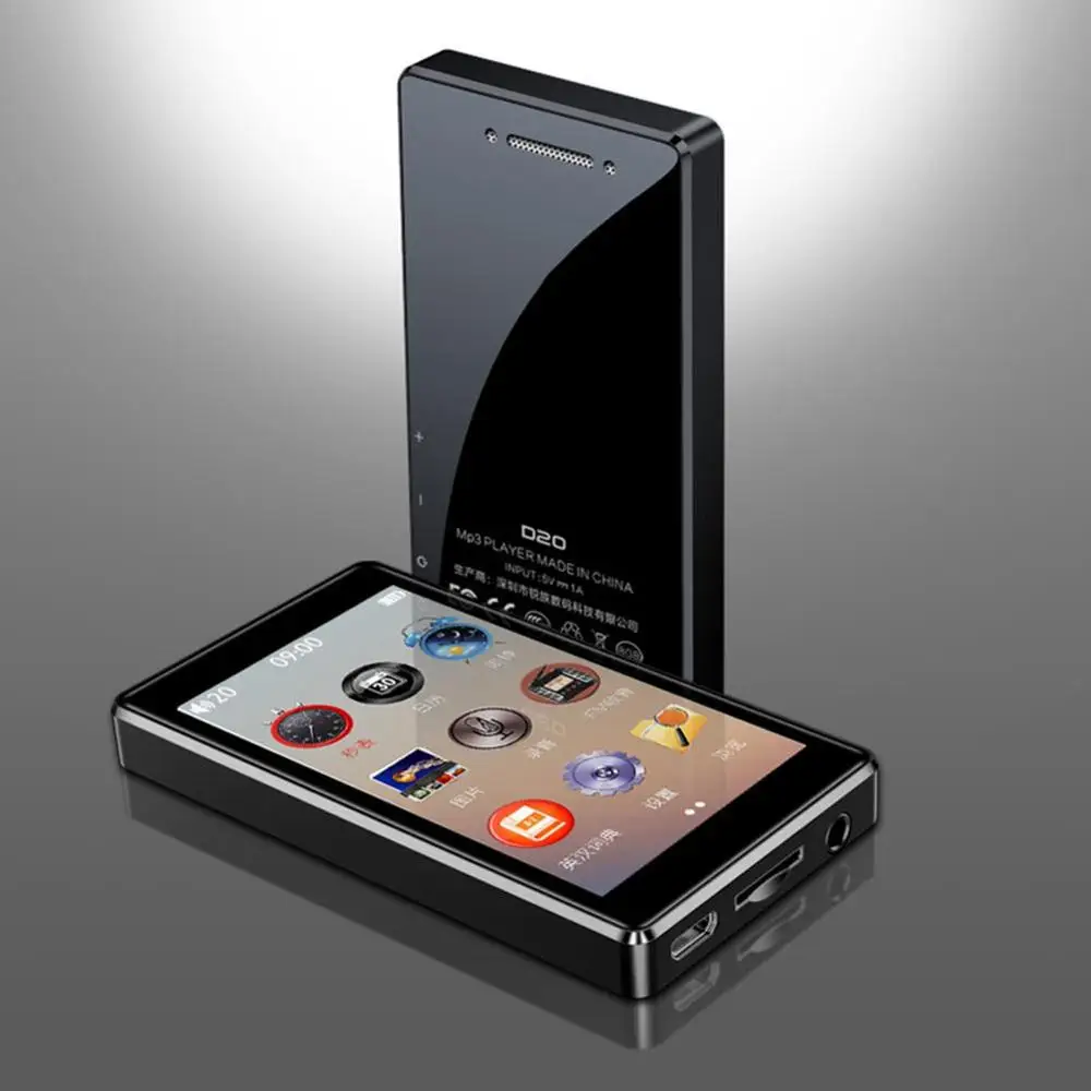 Newest MP3 RUIZU D20 Full Touch Screen MP4  8GB Music Player Support Copy Function FM Radio Recording With Built-in Speaker MP3