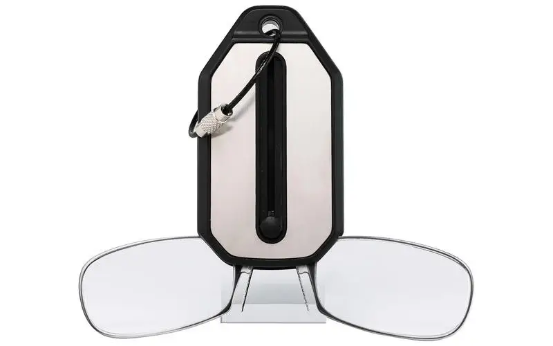 2023 Folding Legless Nose Clip Reading Glasses Men Women Mini Portable Smart Magnifier Glasses Ultra-light Diopter+1.0 To +3.0