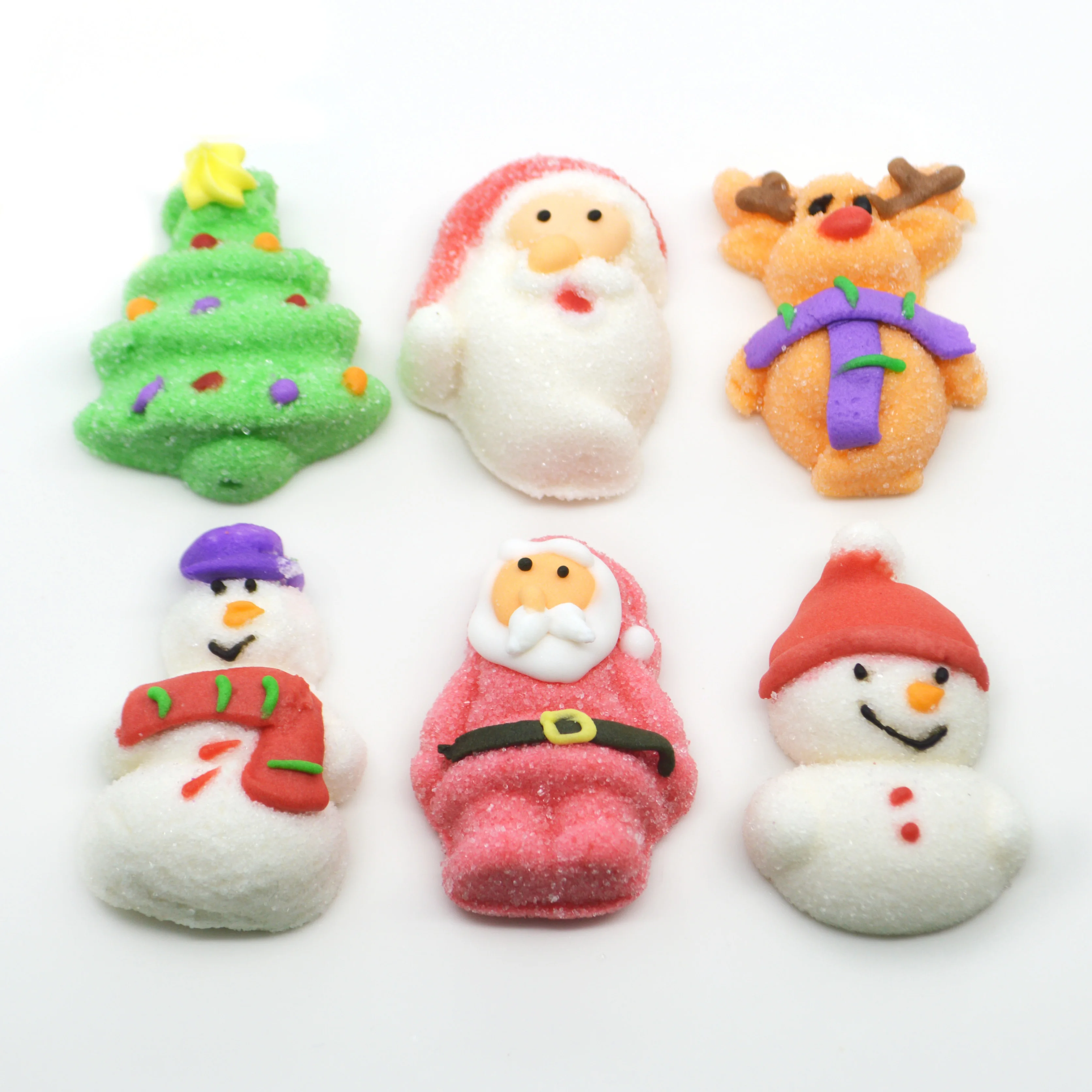 100g Custom Christmas Decoration Soft Marshmallow