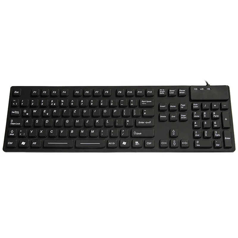 IKB105 Wired Medical Silent Keyboard IP68 waterproof keyboard