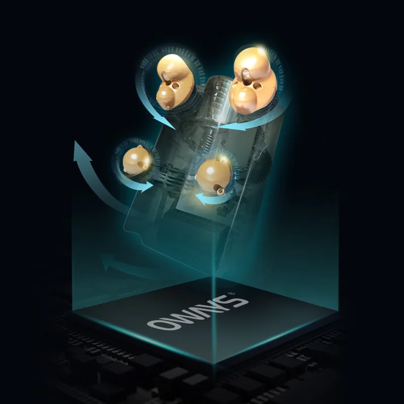 Oways 801 SL Track Shiatsu 3D Body Massager Zero Gravity Massage Chair for Home