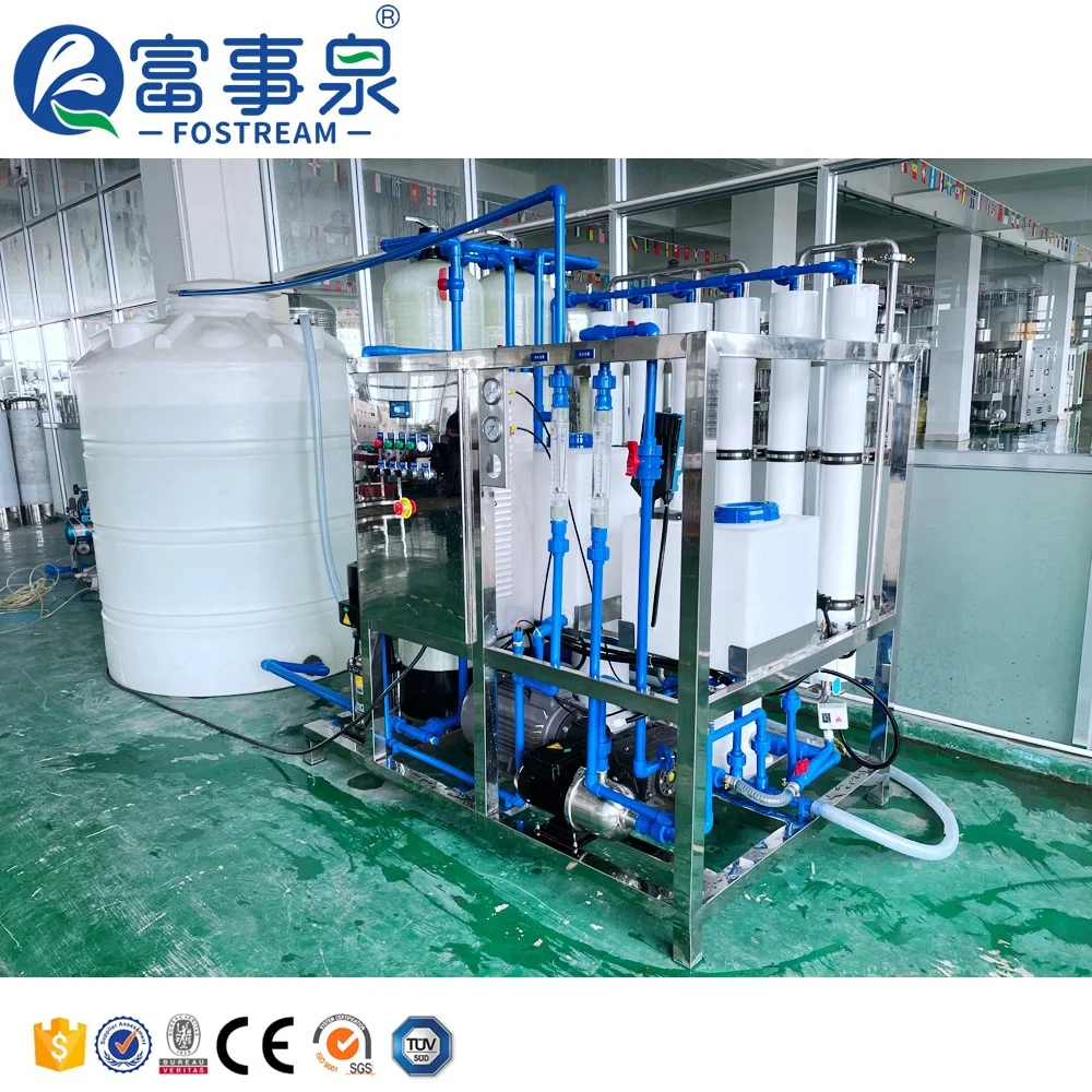 Fostream 1000L Industrial Reverse Osmosis Brackish Borehole Salt Drinking Seawater Sea Water Desalination Plant for Sale