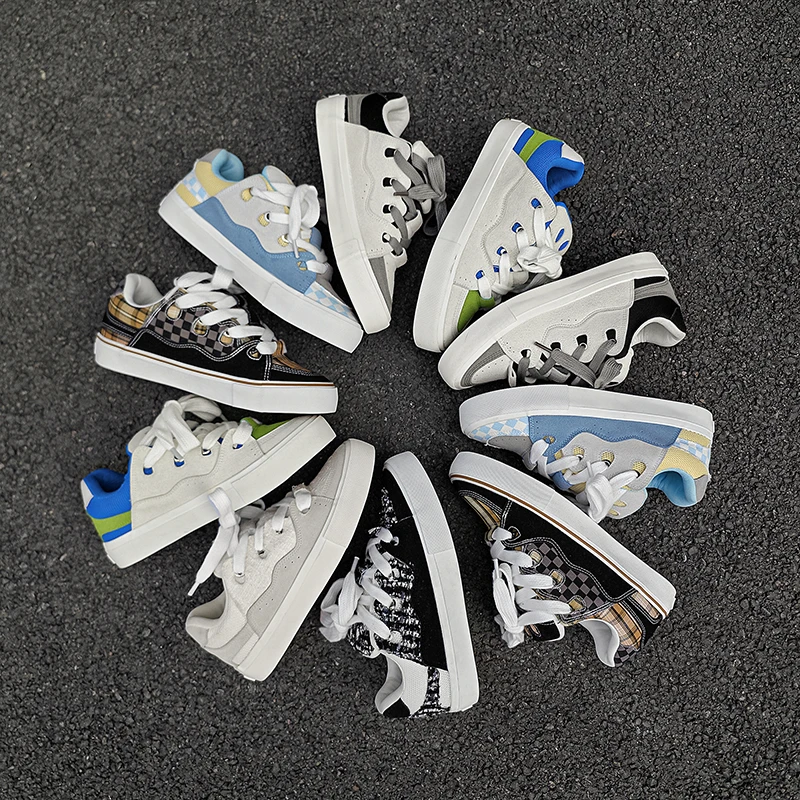 New Fashion Casual Couple Bread Shoes Men Women Walking Style Shoes