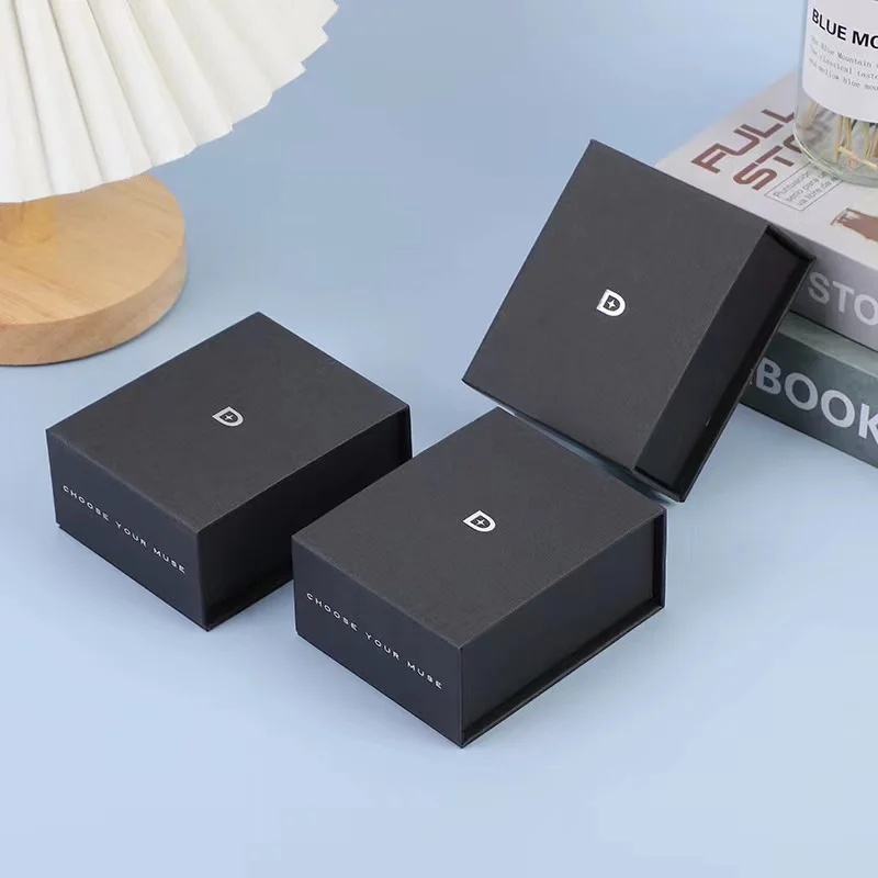 custom logo luxury gift flat wrist brand aluminium metal mechanical watch band wooden strap case box packaging watch boxes