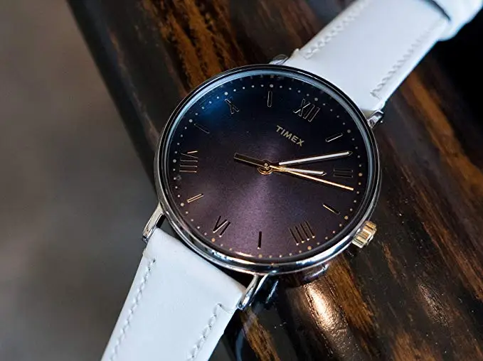 
Top Grain Leather Watch Band Strap Alligator Grain Padded for Men Women Watchbands with Gold Adapter 