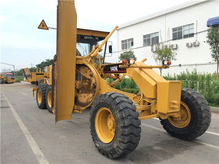 Землеройная техника автогрейдер caterpillar 140K оригинальный Caterpillar недорогие б/у автогрейдеры