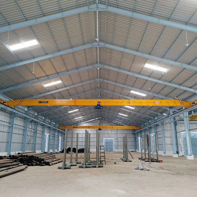 high quality 1 ton lda hanging hoist single-beam girder overhead bridge crane for sale