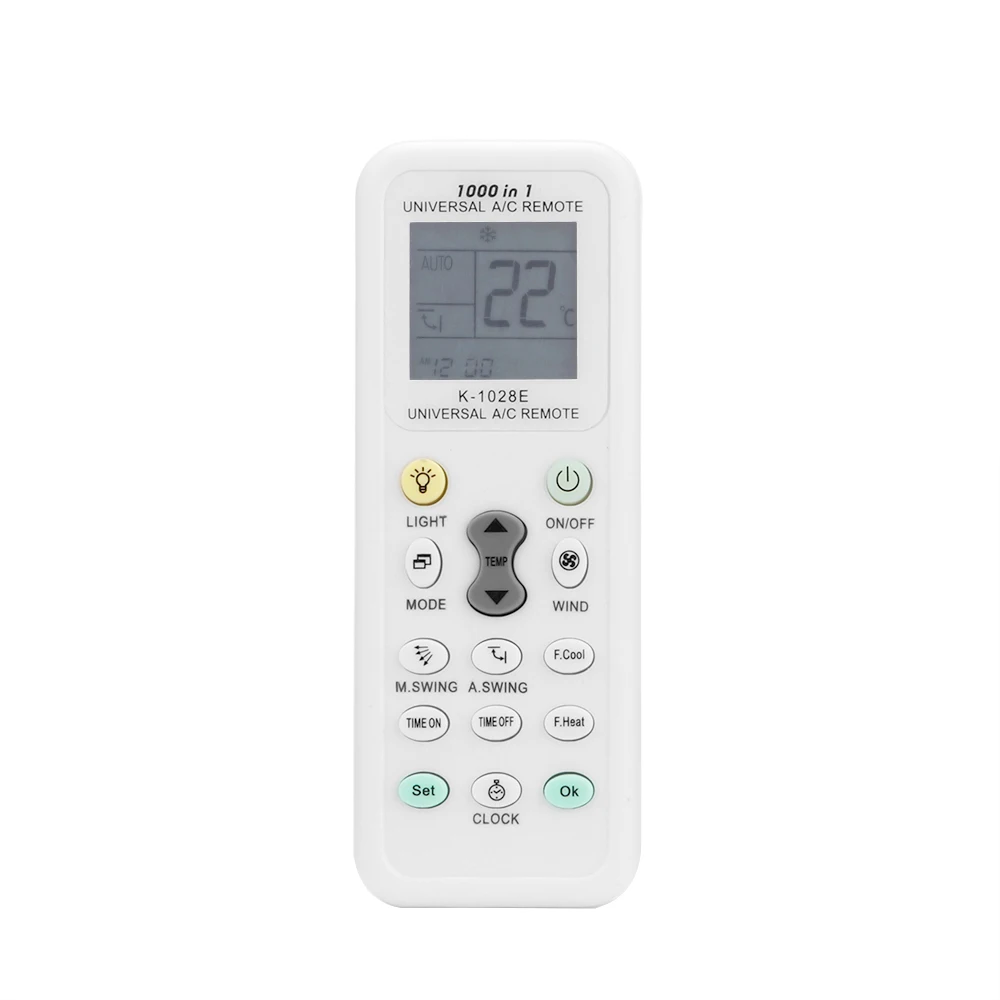 
Universal K 1028E Latest 1000 in 1 AC Remote Control for Air Conditioner Condition LCD Backlight A/C Muli Remote Control  (62298331605)
