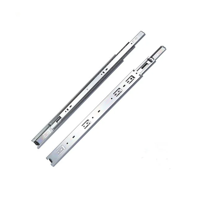 Full Extension Drawer Slides Side Mount 24 inch Ball Bearing Metal Rails Track Guide Glides Runners