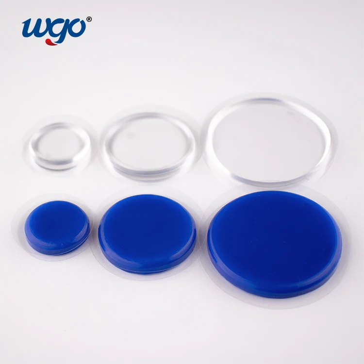 Resin Adhesive Cabinet drawer Drum Tone Control Damper gel pads with Removable No Residue Washable Function