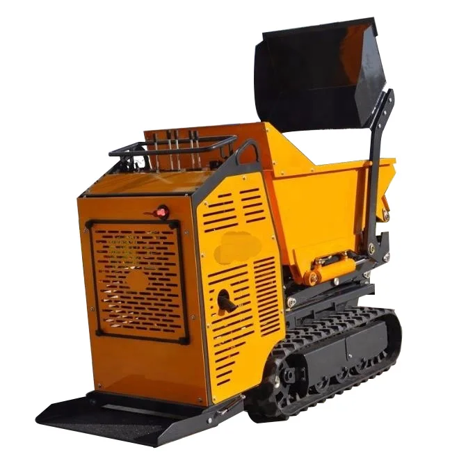 Construction Machinery Hydraulic Crawler Mini Dumper With 500kg Load Weight