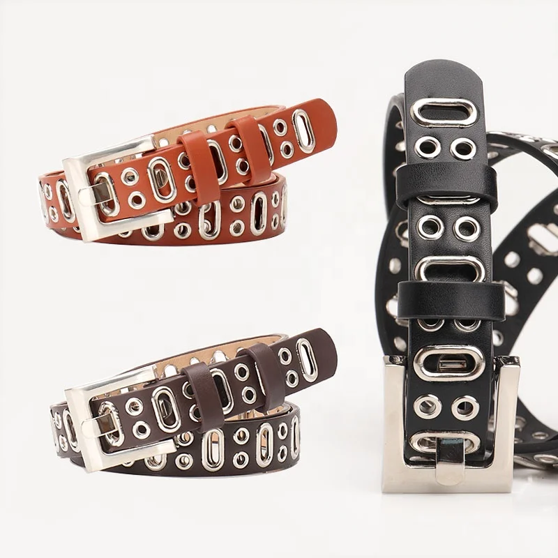 Factory custom punk ladies belt Hip hop long size the belt for women