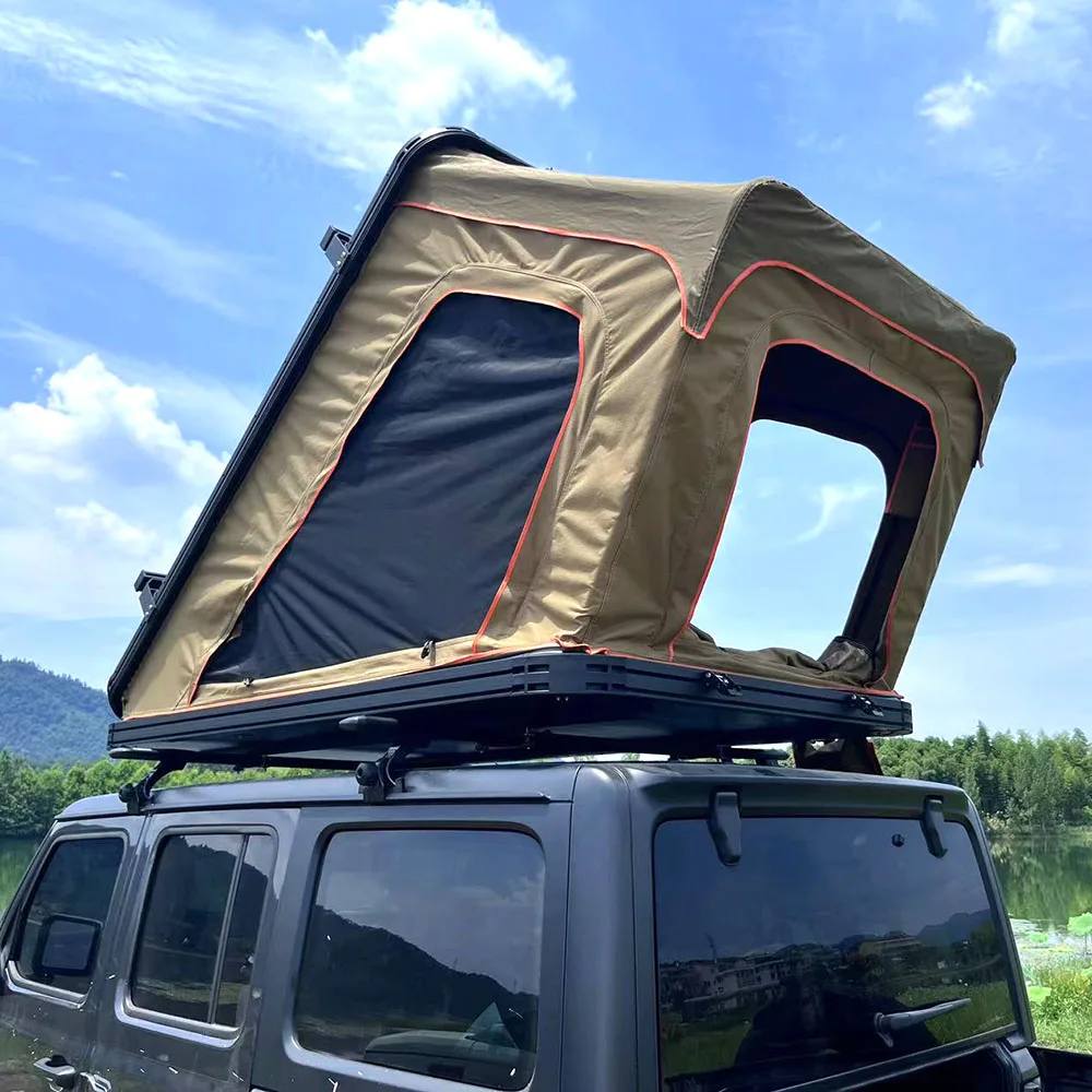 Aluminium Pop Up Auto Camping Aluminum Hard Shell Roof Top Tent for camping