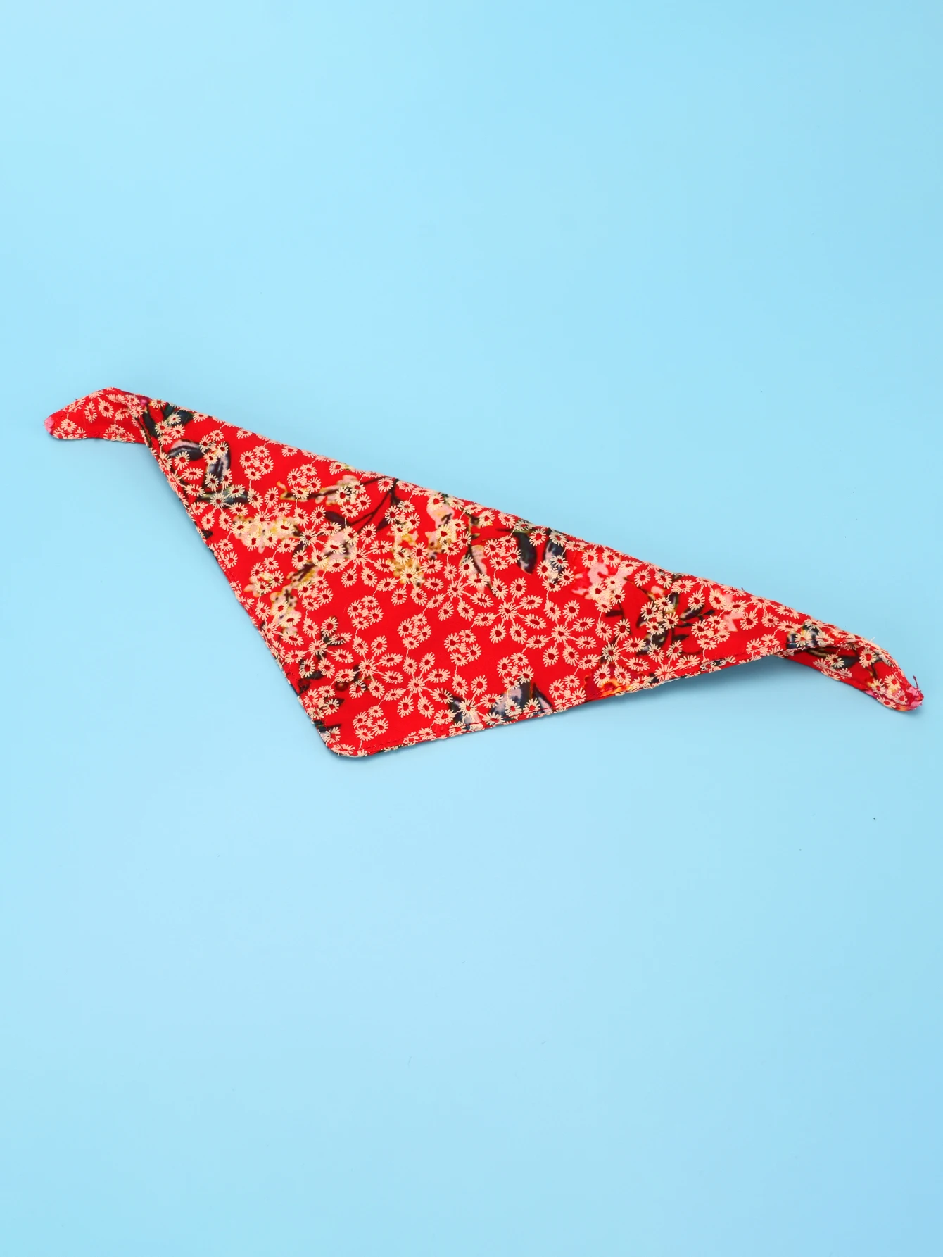 DFY Dog scarf Embroidered  dog accessories personalized printed pattern cotton washable dog bib