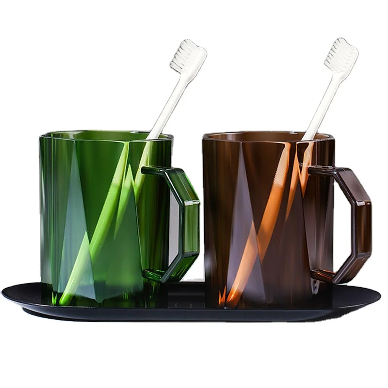 Boreal Europe style transparent color mouthwash cup
