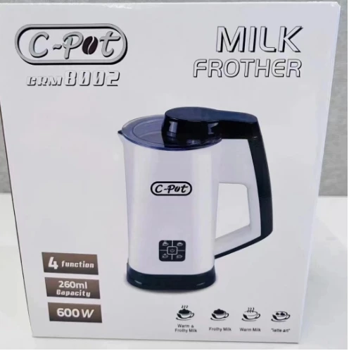 Stainless Steel Automatic Electric Milk Frother 220V Coffee Steam Bubbler Wholesale for Household Use Spot stock  Milk Frother