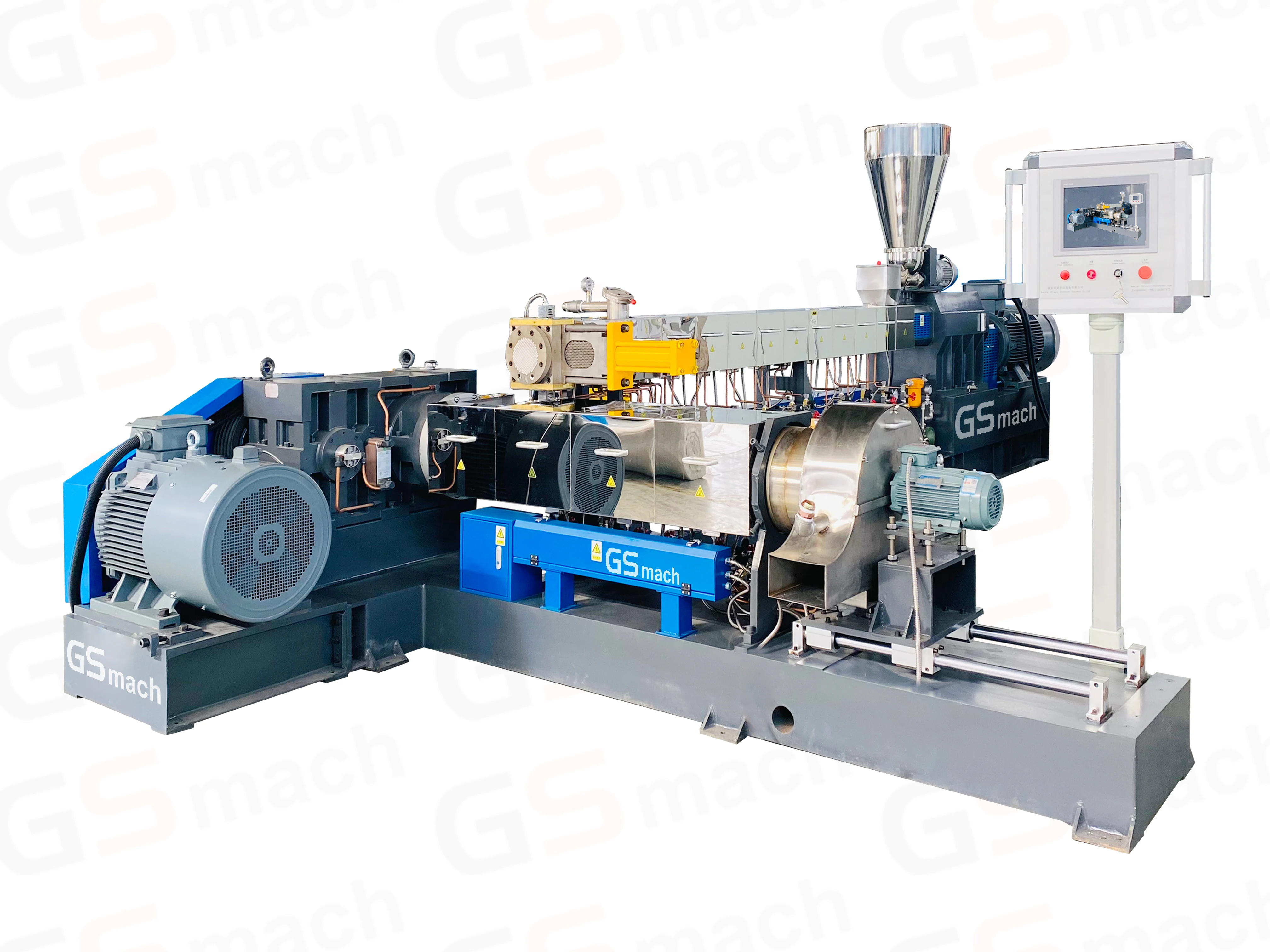 Automatic Caco3 Talc Tio2 Carbon Black Filler Masterbatch Making Machine Filler Masterbatch Extruder