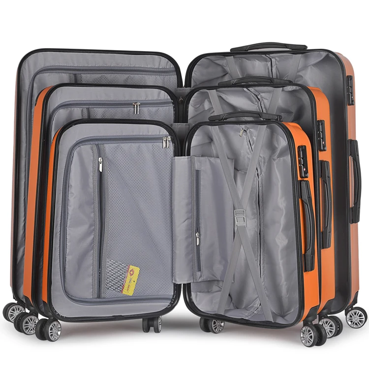 Pailox new design girls suitcase luggage sets with sealing eco lining