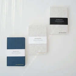 China A4 A5 A6 Supplier Custom The Factory Price Fabric Linen Notebook Hardcover Grounded  Practice Manifest Journal