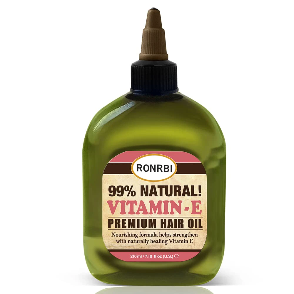 Private Label 100% Natural Organic Rosemary Castor Almond Oil Men Women Scalp Care Serum Hair Treatment Growth Oil