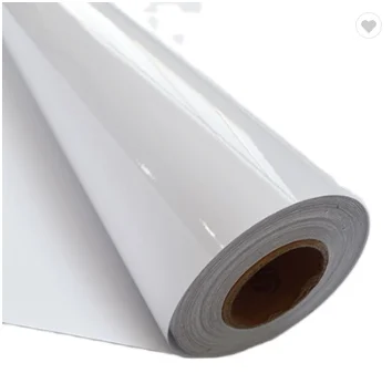 Poster materials vinilo adhesivos roll white eco solvent printable self adhesive vinyl film roll