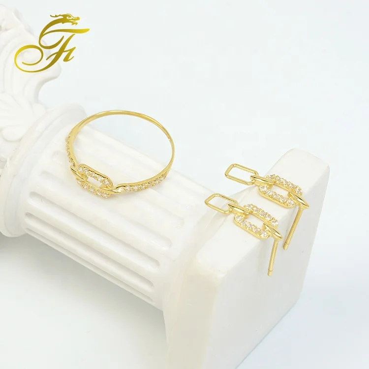 pure jewelries sets 18k Solid gold african 2023 dubai designer 18k gold jewelry famous brands set necklace set jewelry