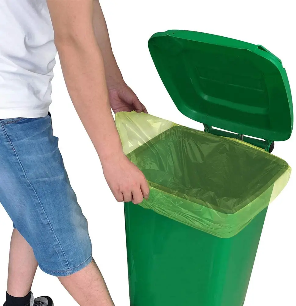 Biodegradable Trash Bags, 13-15 Gallon Recyclable Trash Bags Compostable Garbage Bags