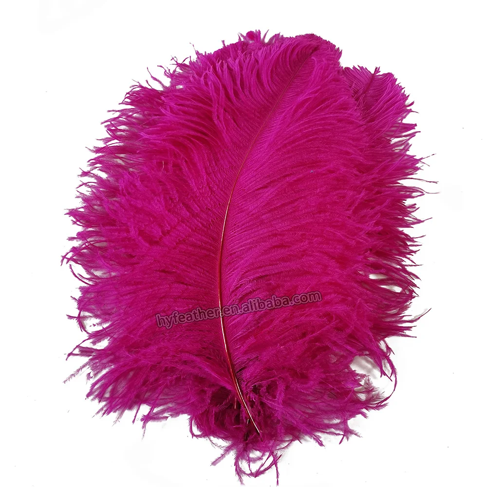 Wholesale DIY Artificial Feather Carnivel Costumes 24-26 Inch Dyed Black Plumes Large White Ostrich Feathers For Sale