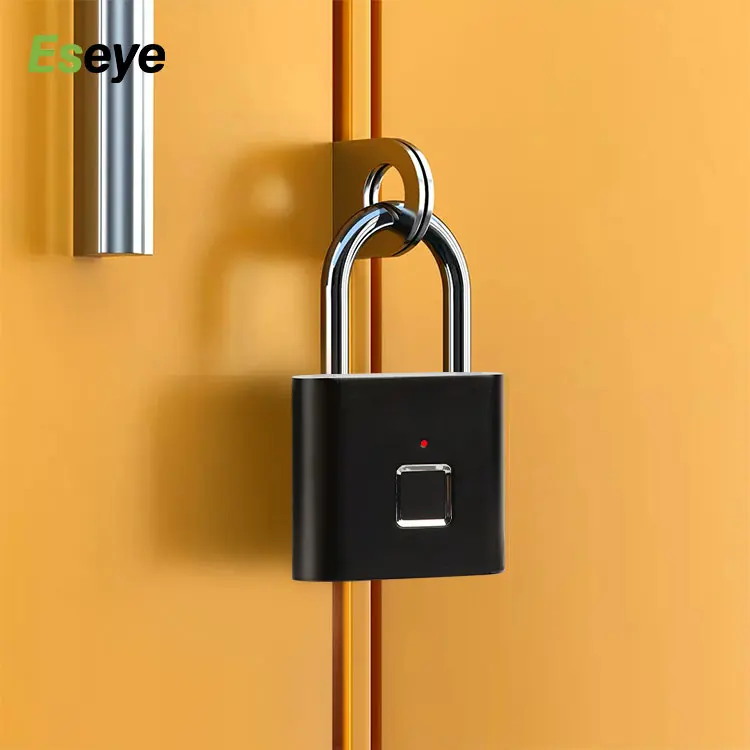 Eseye Fingerprint Seal Lock Manufactures Padlocks Original Smart Outdoor Supplier Keyless Zinc Alloy Padlock