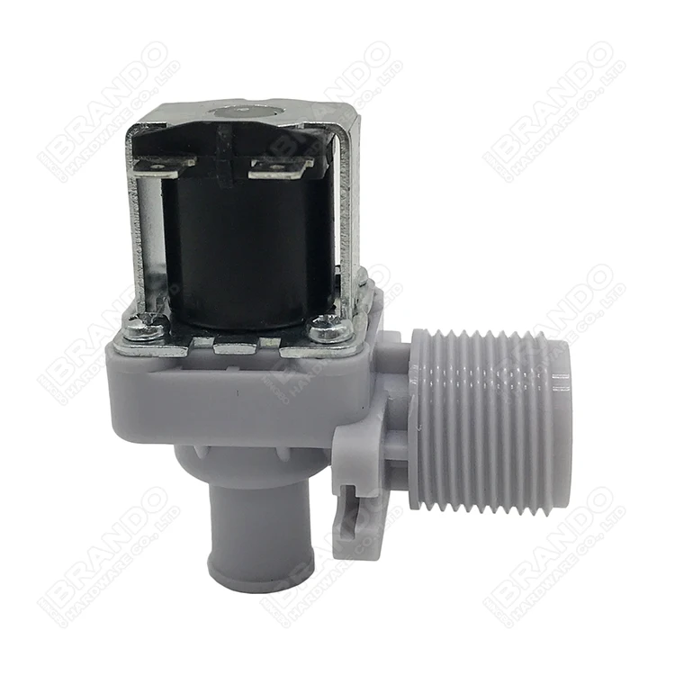 3/4' Male Threaded Water Inlet Plastic Solenoid Valve For Washing Machine Dishwasher Ice Maker 12VDC 24VDC 24VAC 110VAC 220VAC