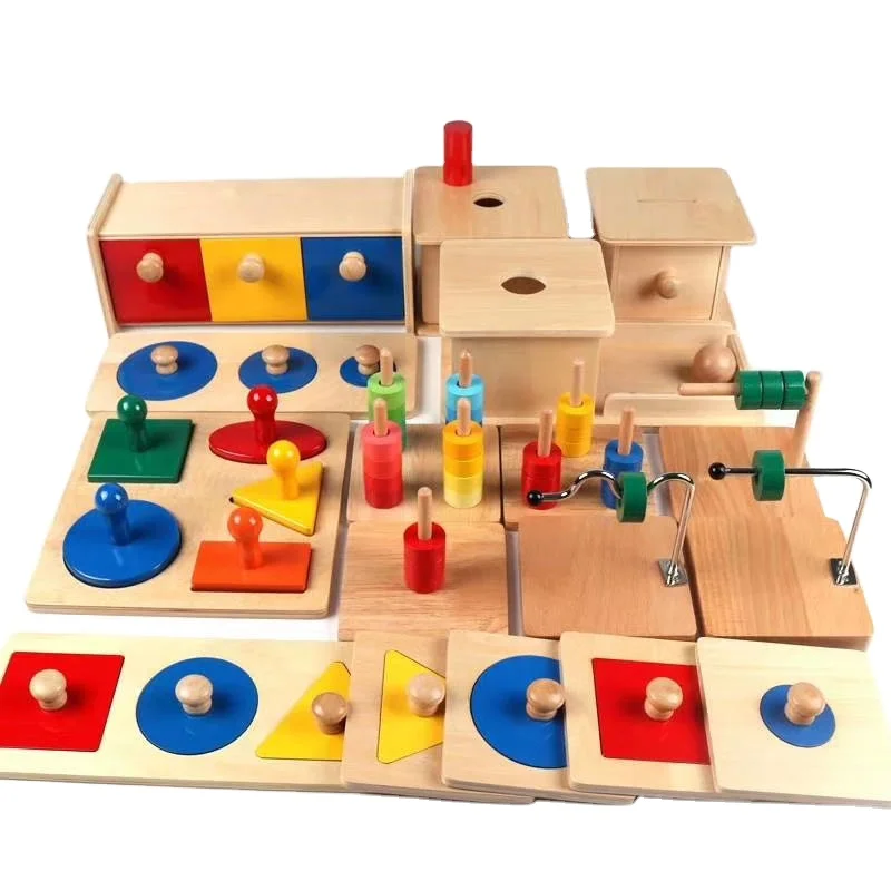 Adena Montessori Wooden Wholesale Preschool Kids Juguetes Educational Montessori Materials Toys