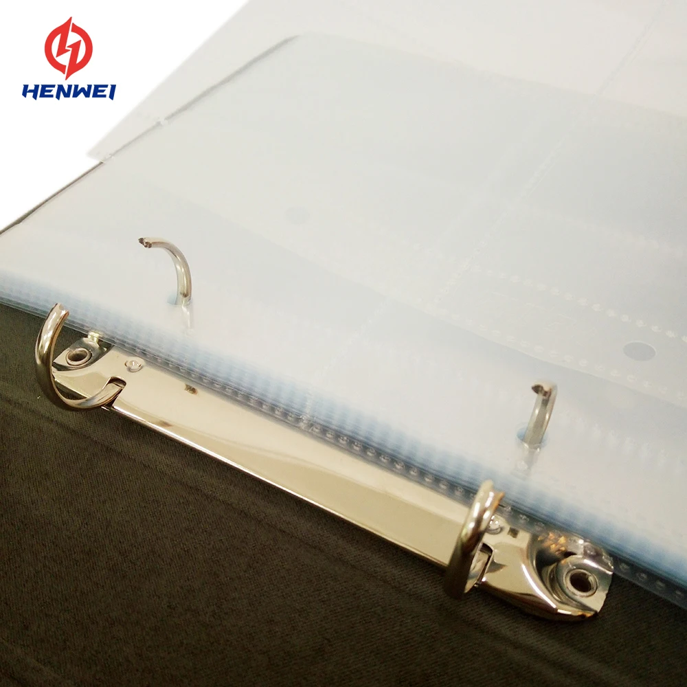 Leather Cover Stationery Folders Custom A4 Size Protective 2 Ring Binder