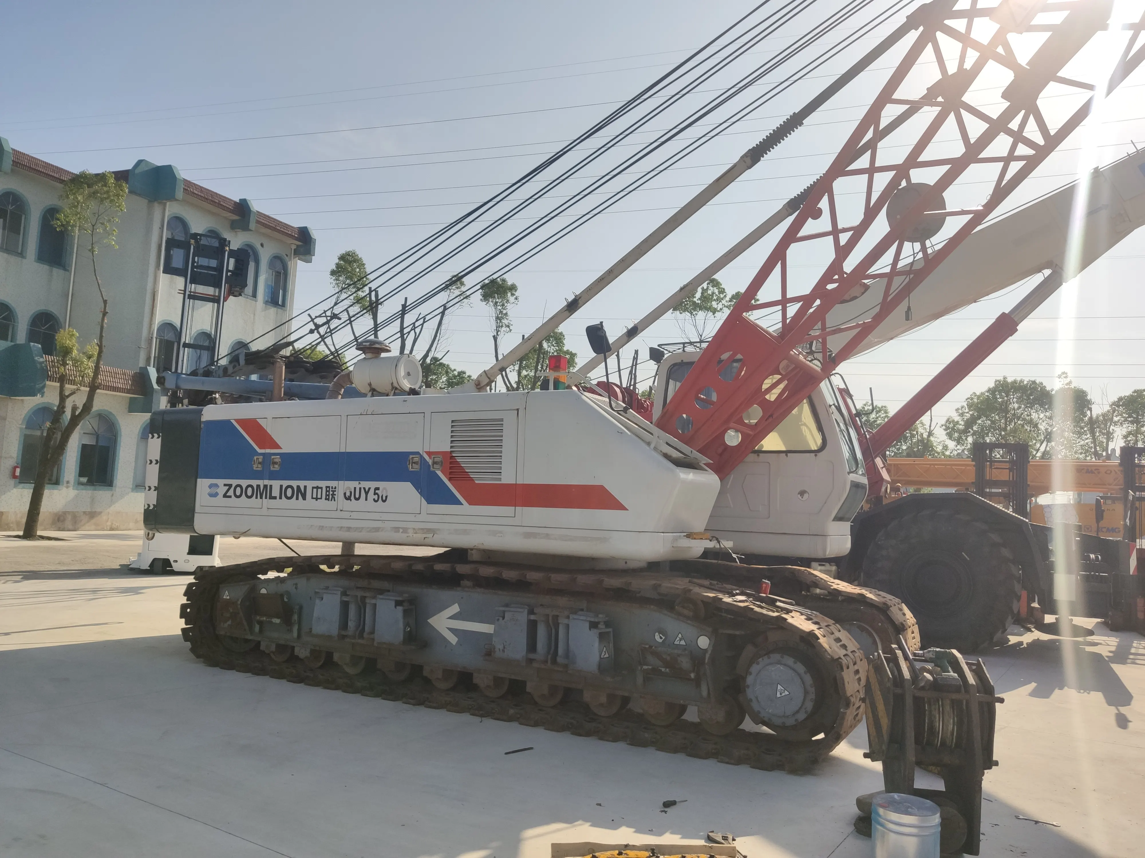 Used ZOOMLION QUY50 50 Ton Crawler Crane