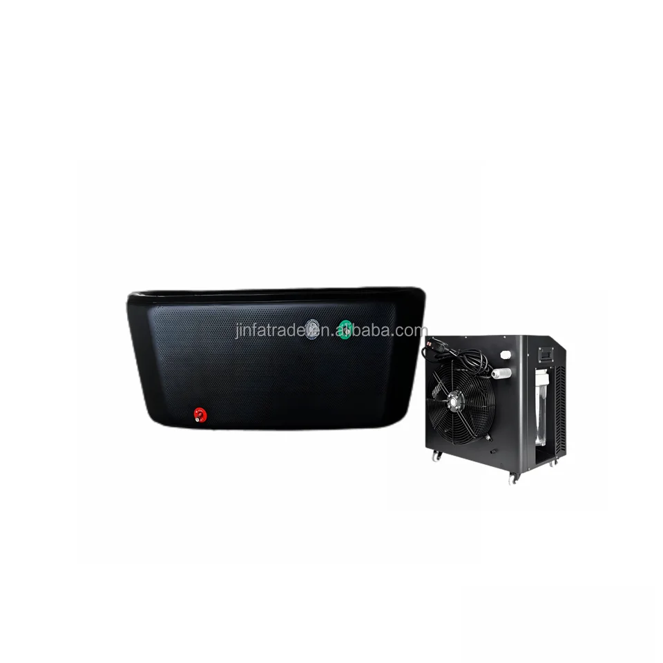 Custom Logo portable cold bath tub recovery home tank inflatable ice water pool cold plunge with chiller