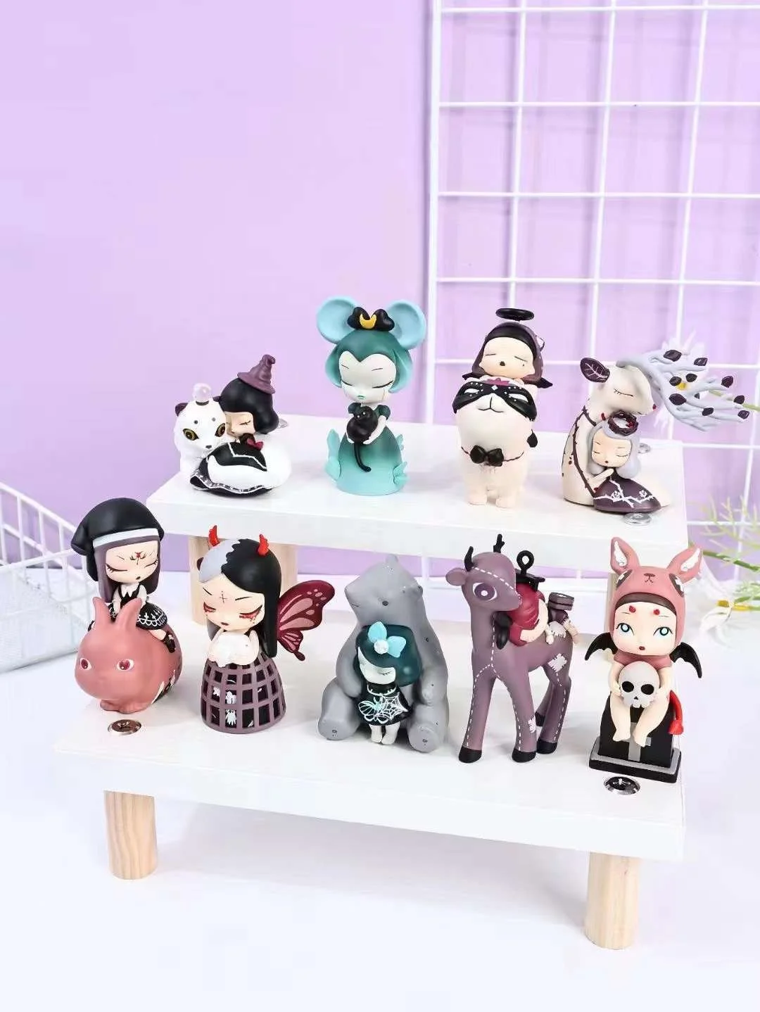 Hot selling items popular Pvc Plastic Toy Lilith character mystery box toys surprise Magic Society blind box anime toys figures