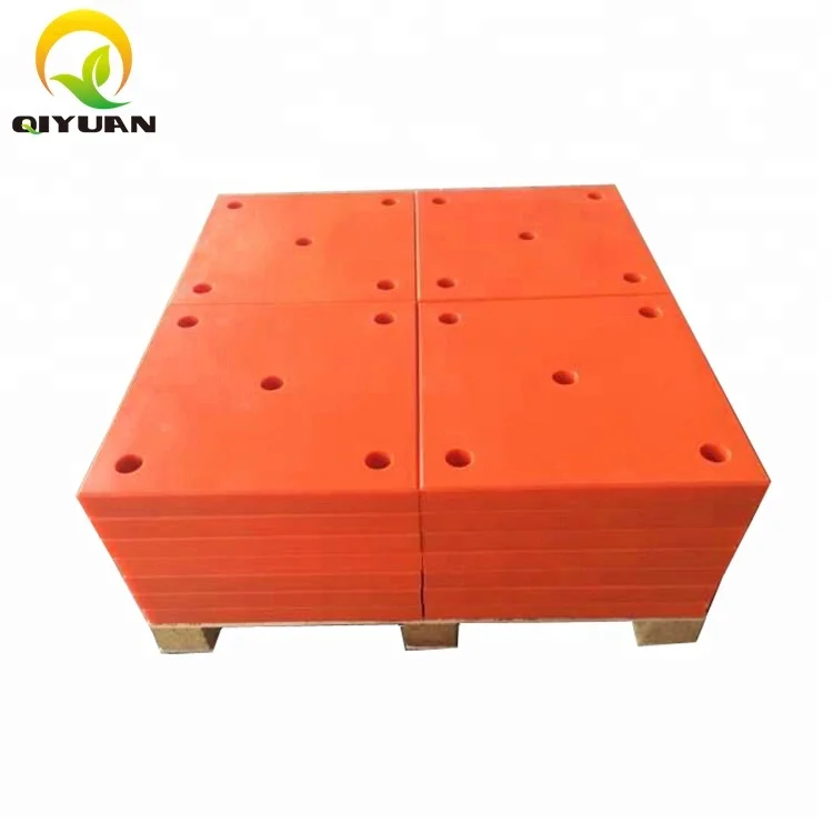 UHMWPE marine fender pads/harbor side protection panels or marine boards for dock bumper boards